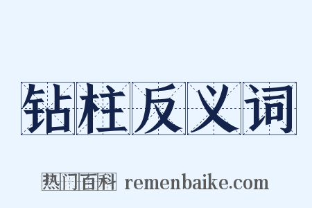 钻柱反义词是什么意思的图片